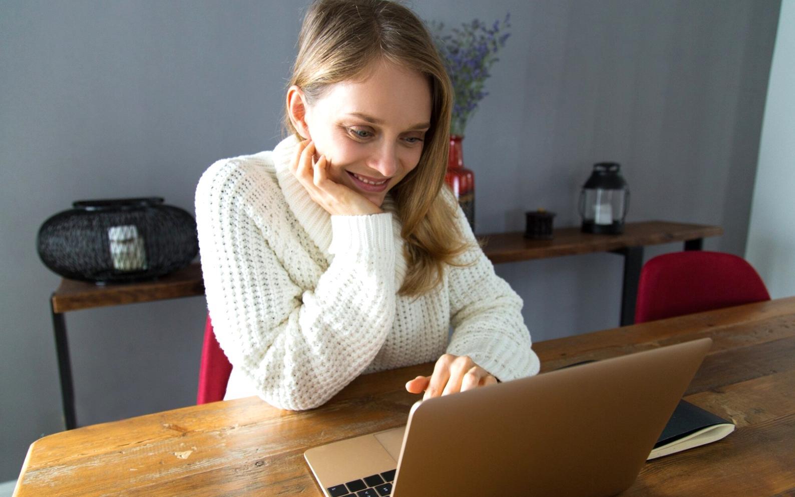 Participant reviewing a model deployment result on a cloud dashboard